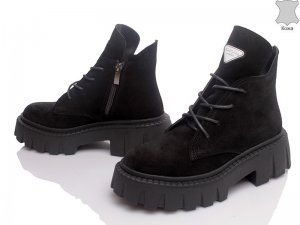 Ботинки Paradize(5015-121 черный замш)